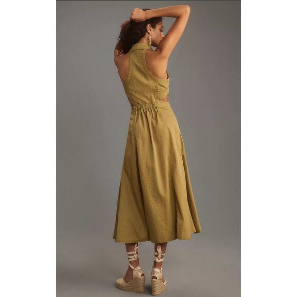 NWT Pilcro Halter Midi Dress - Size 10 - Picture 3 of 5